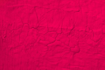 red creative old cracked plaster texture - beautiful abstract photo background