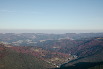 scenic mountains landscape, Carpathians, Ukraine