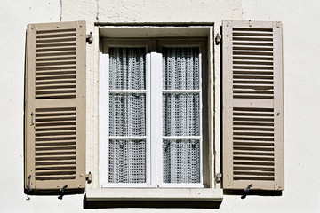 Window with Open Shutter