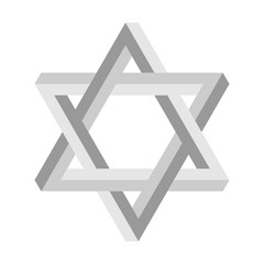 Abstract geometric form.