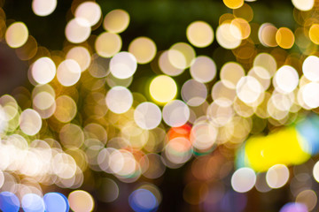 blurred abstract bokeh background for Decorations for Festivities, New Year and Holidays, Christmas 