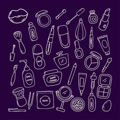 Cosmetics vector illustration