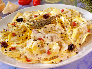 GIRASOLE CARBONARA AND THYME