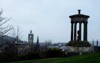Obraz premium Calton Hill of Edinburgh