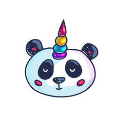 Cute little pandicorn