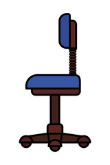 office chair isolated icon