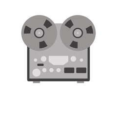  reel recorder vector illustration flat style