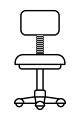 office chair isolated icon