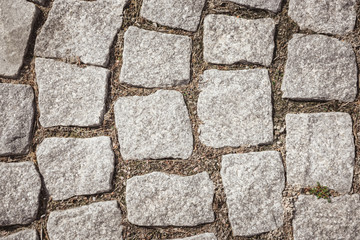 full frame image of path from paving stone background