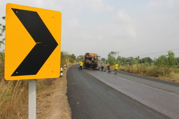 sign on the road