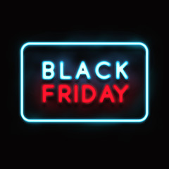 블랙프라이스데이 네온사인 백그라운드