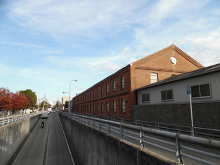 The warehouse made with a block