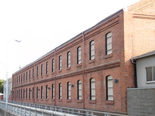 The warehouse made with a block