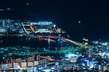 Obraz premium 神戸の夜景 掬星台より