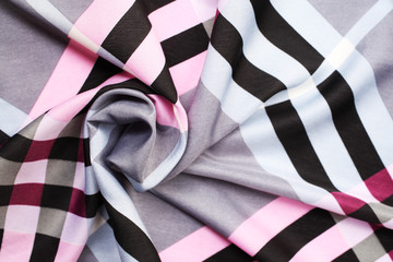 Crumpled fabric texture