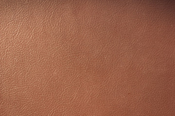 Close up of brown leather background or texture