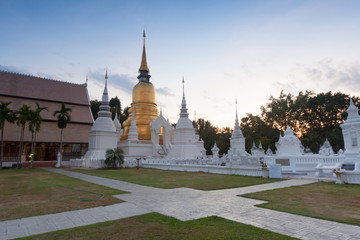 Suan dok temple  beautiful temple in chiangmai,Thailand