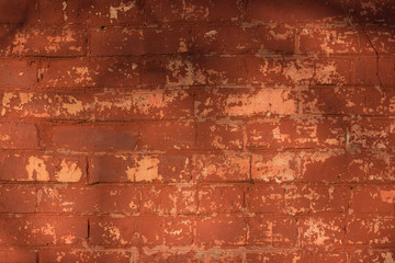 Obraz premium old brick wall and stucco abstract pattern for background