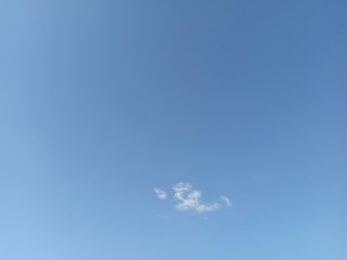 blue sky with clouds