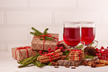 Christmas and New Year background