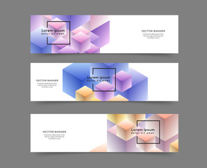 Fototapeta premium Web banner templates