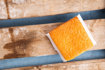 Sobaos pasiegos, traditional Spanish flat cakes from the region of Cantabria