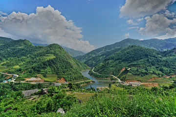 Ban Ho village in Sapa district, north-west Vietnam