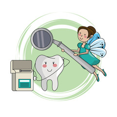 fairy dental care cartoon
