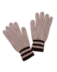 mitten on the white background