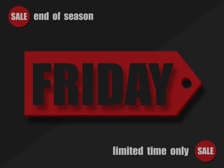 Black friday sale banner. Abstract Background