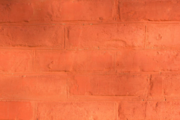 Obraz premium Red Brick wall for background or texture