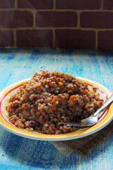 lean buckwheat porridge