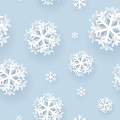 Snowflake pattern. Winter pattern.