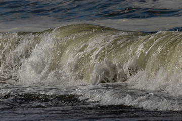 Wellen an der Nordsee