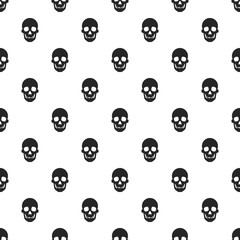 Skull pattern seamless repeat background for any web design
