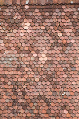 Roof tiles backdrop