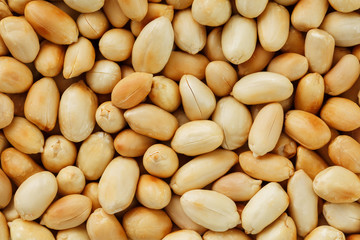 Peanut texture. food background of peanuts beans.
