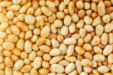 Peanut texture. food background of peanuts beans.