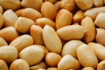 Peanut texture. food background of peanuts beans.