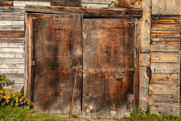 old garage doors