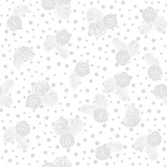 Winter seamless pattern. Christmas wallpapers, background Vector illustration