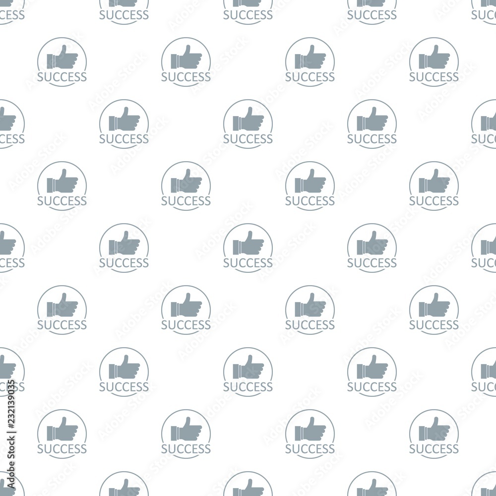 Poster thumbs up pattern vector seamless repeat for any web design