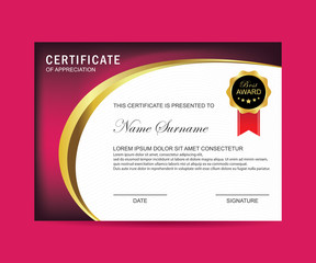 Modern certificate vector