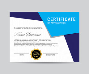 Modern certificate vector