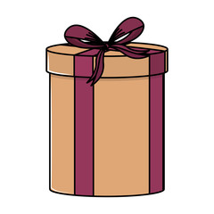 Gift box cartoon
