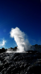 Hot Springs of Rotorua in New Zealand