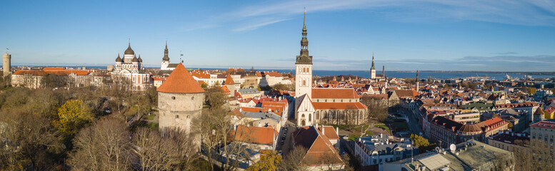 Fototapeta premium Tallinn, Estonia at the old city
