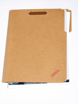 A Confidential File Folder