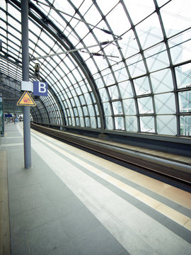 Train station platform