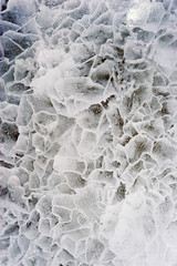 Ice. Close up.